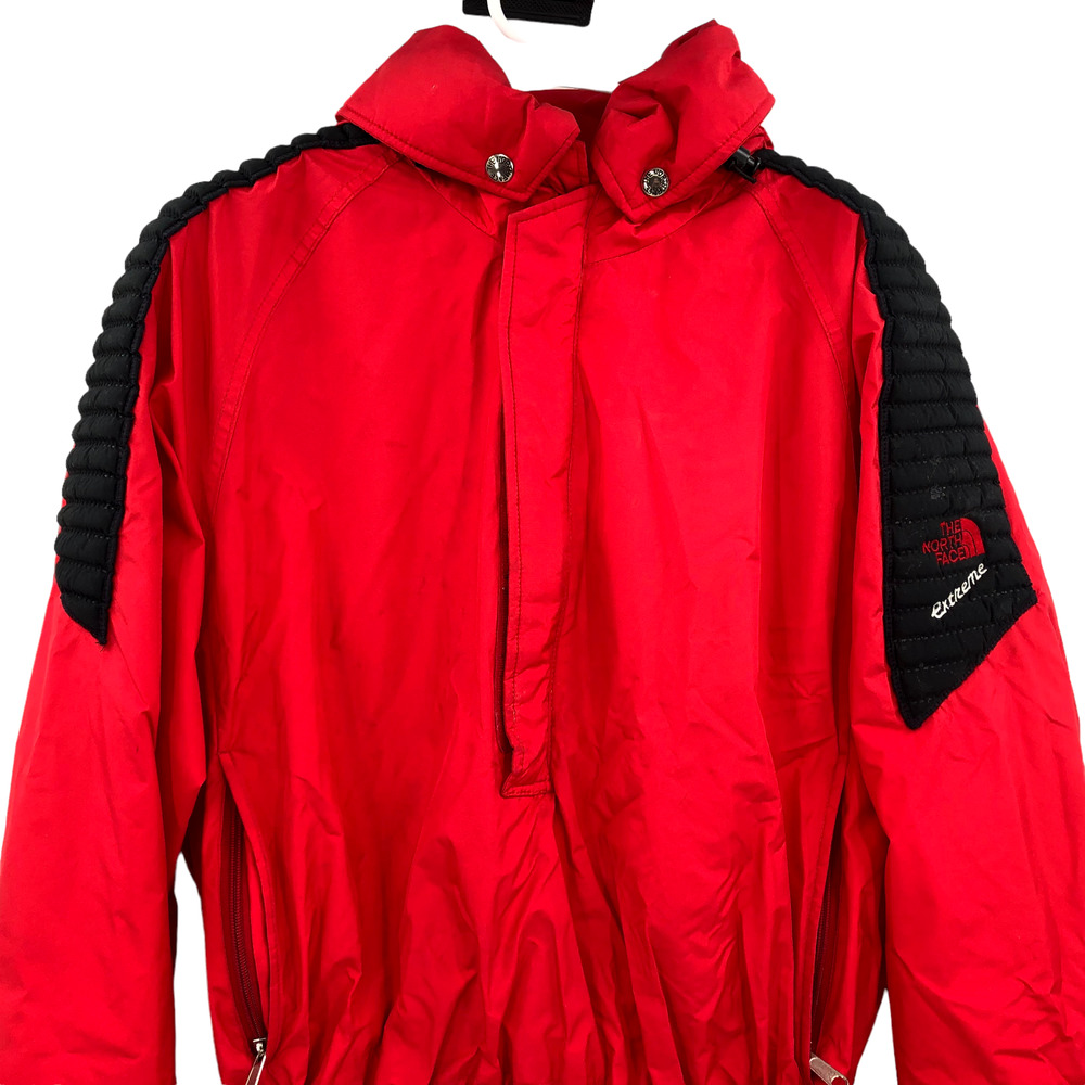 VTG The North Face Gore-Tex Red Yellow Hooded Ski Jacket Size Large GTX Snow